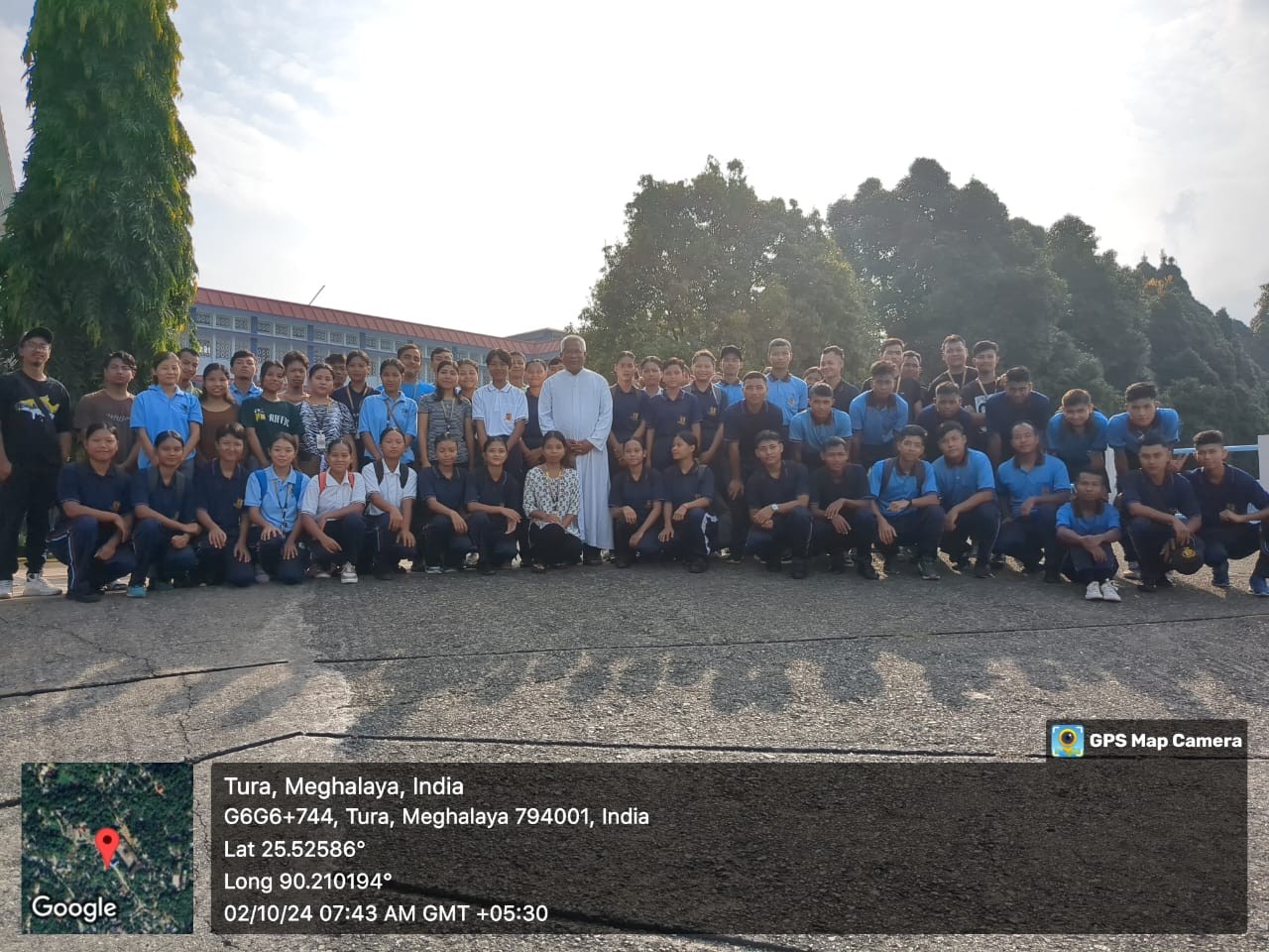 The Cleanliness Drive was observed at Don Bosco College, Tura, on Gandhi Jayanti.