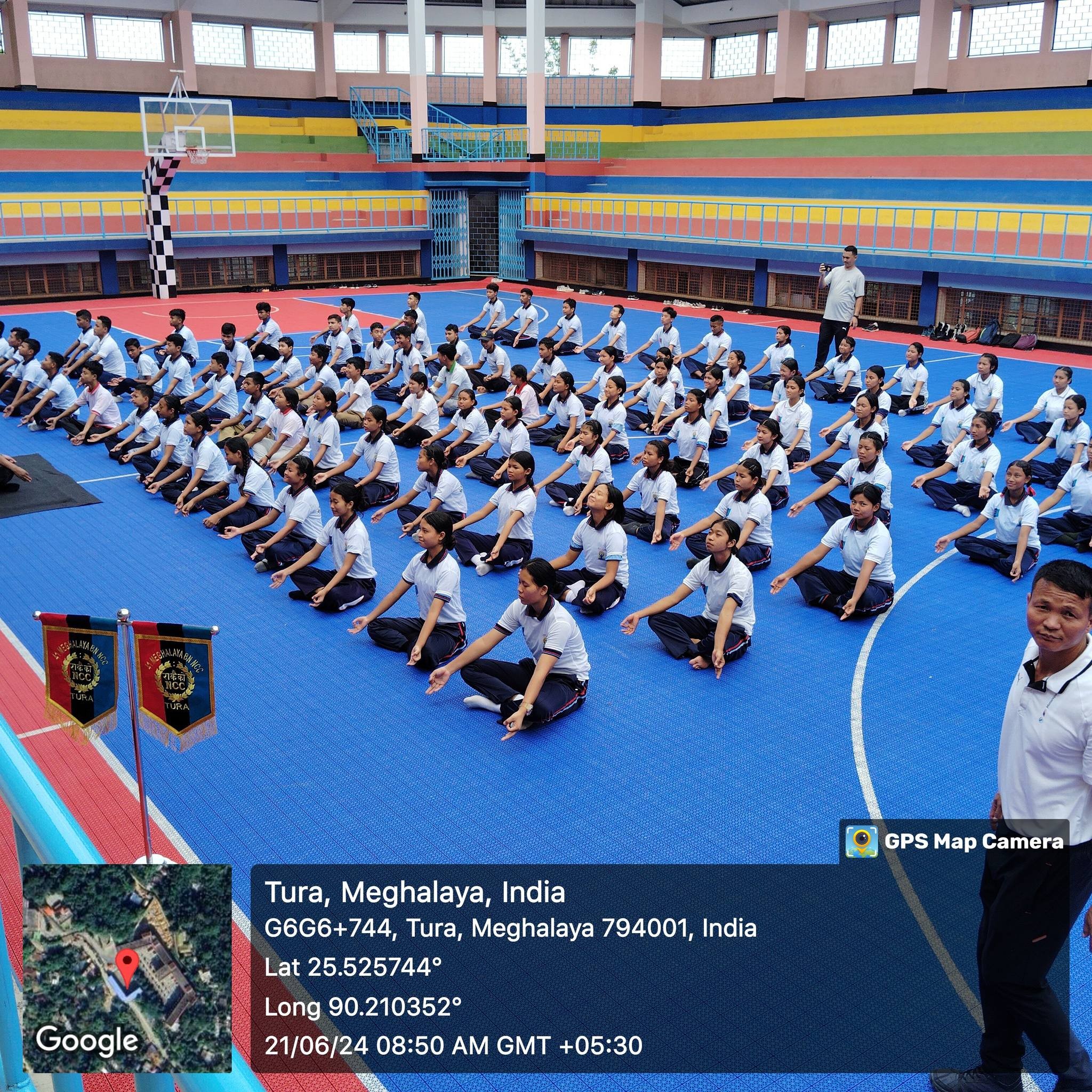 Don Bosco College Celebrates International Day of Yoga.